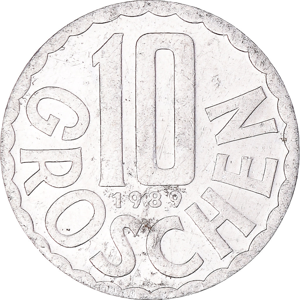 Coin, Austria, 10 Groschen, 1989