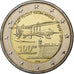 Malta, 2 Euro, First Flight, 2015, Bi-Metallic, MS(63)