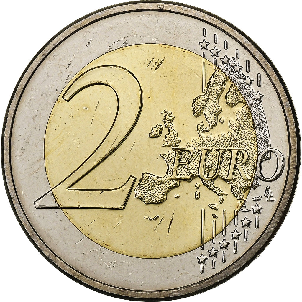 Malta, 2 Euro, First Flight, 2015, Bi-Metallic, MS(63)