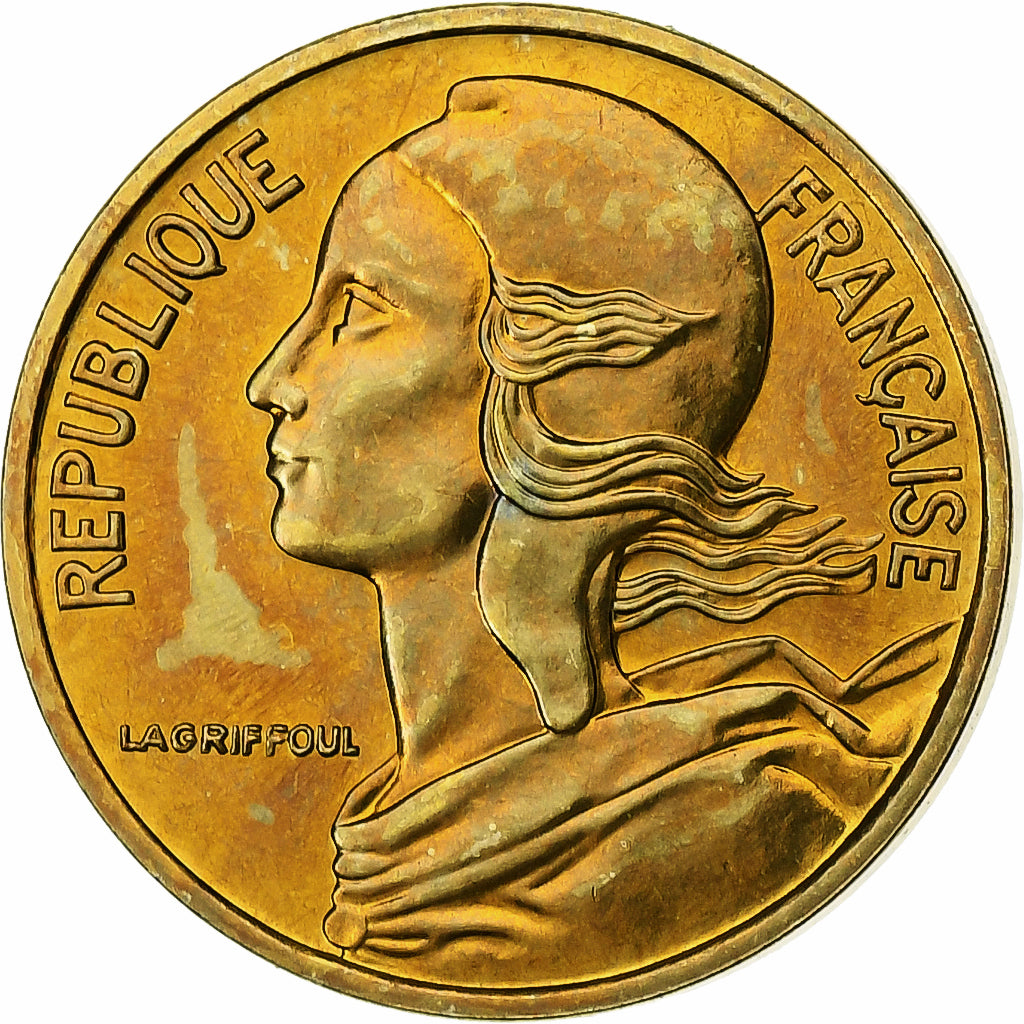 France, 5 Centimes, Marianne, 1980, MDP, série FDC, Bronze-Aluminium, MS(65-70)