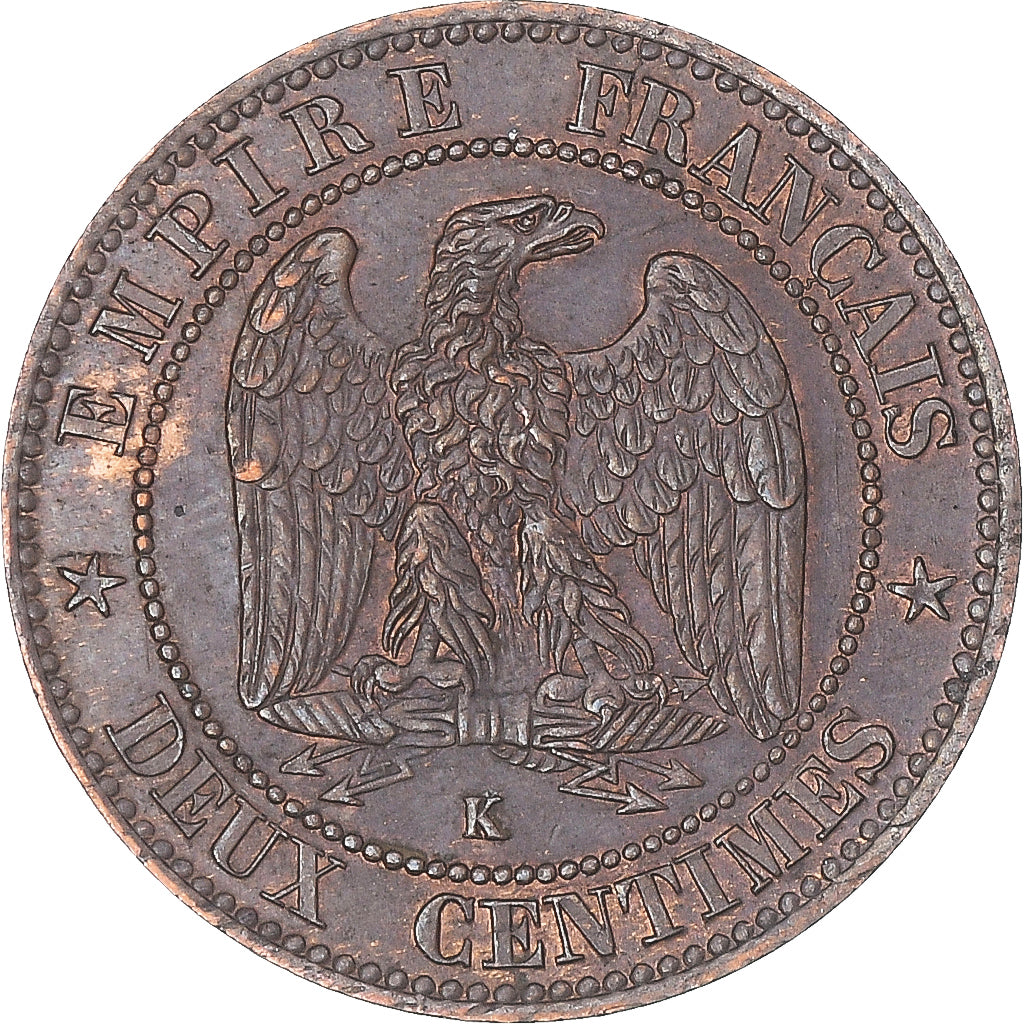 Coin, France, 2 Centimes, 1861