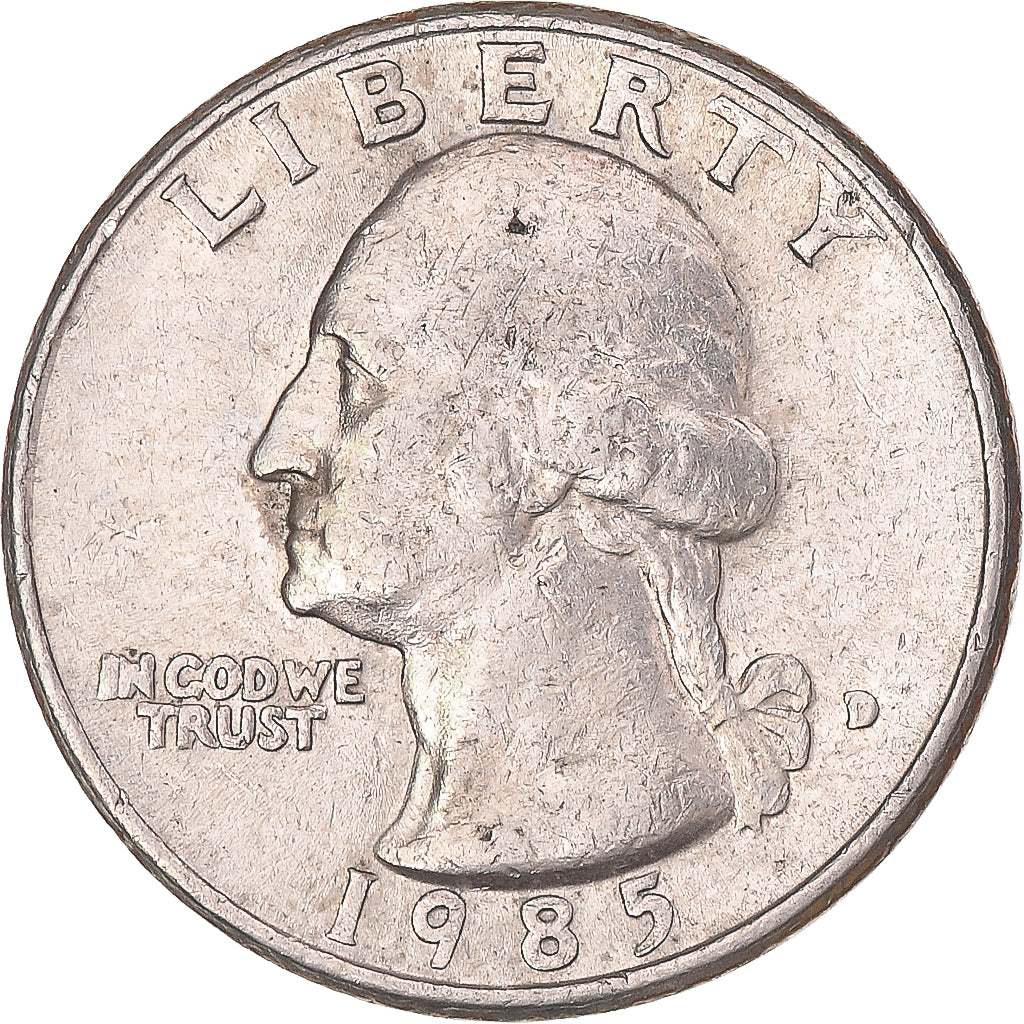 Moneda, Estados Unidos, Quarter, 1985