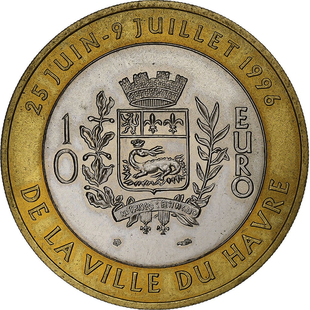 Frankrijk, 10 Euro, 1996, MDP, Bi-Metallic, PR+