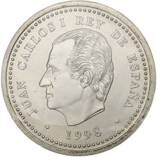 Spain, Juan Carlos I, 2000 Pesetas, Escurial, 1998, Madrid, Silver, MS(65-70)