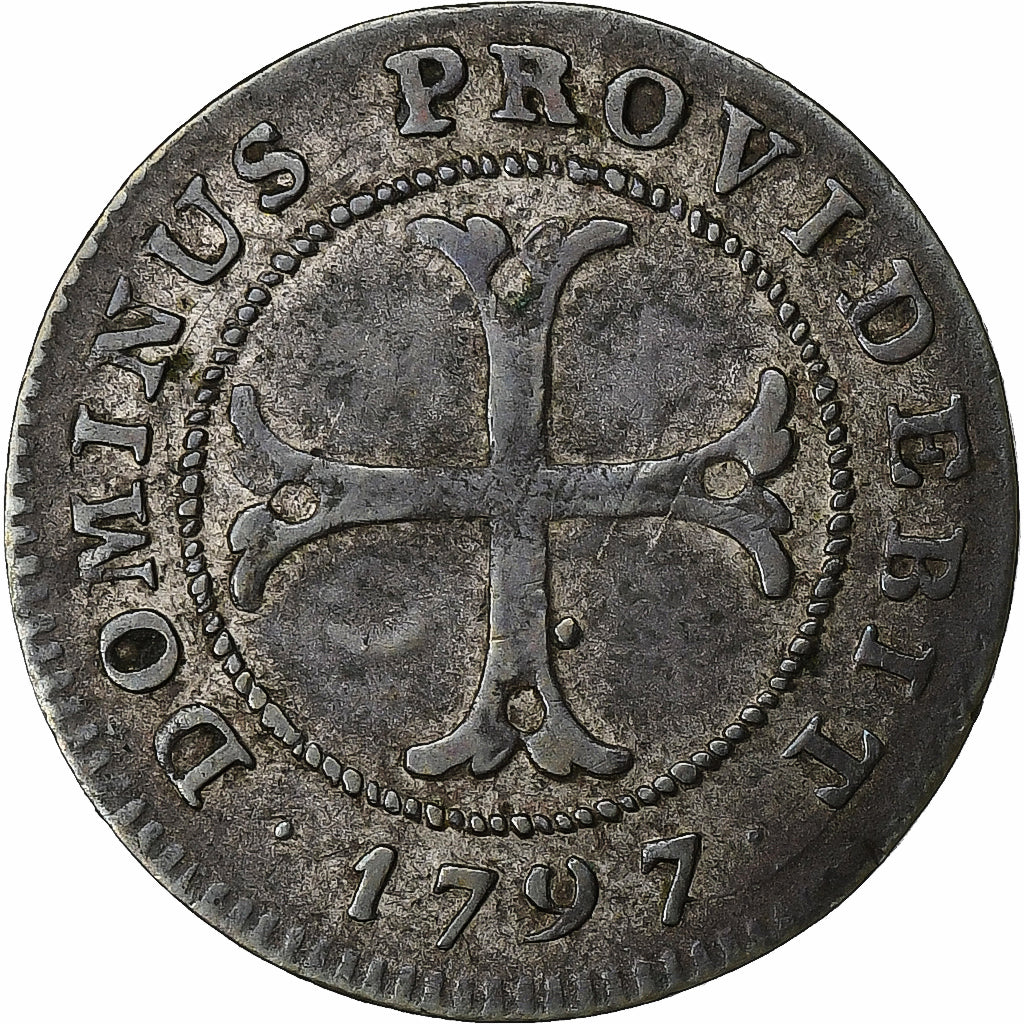 City of Bern, Kreuzer, 1797, Berne, Biglione, BB