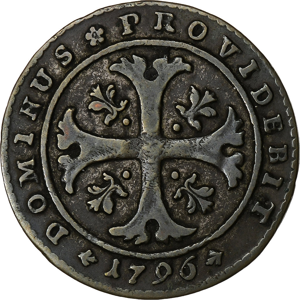 City of Bern, 1/2 Batzen, 1796, Berne, Billon, EF(40-45)