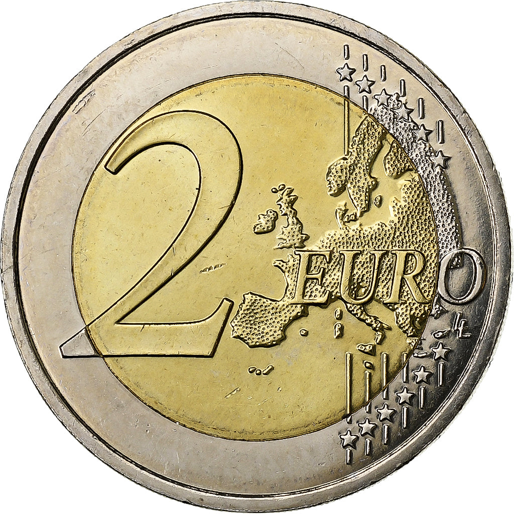 Monaco, 2 Euro, Lucien 1er (500 years), 2012, MDP, Bi-Metallic, MS(63)