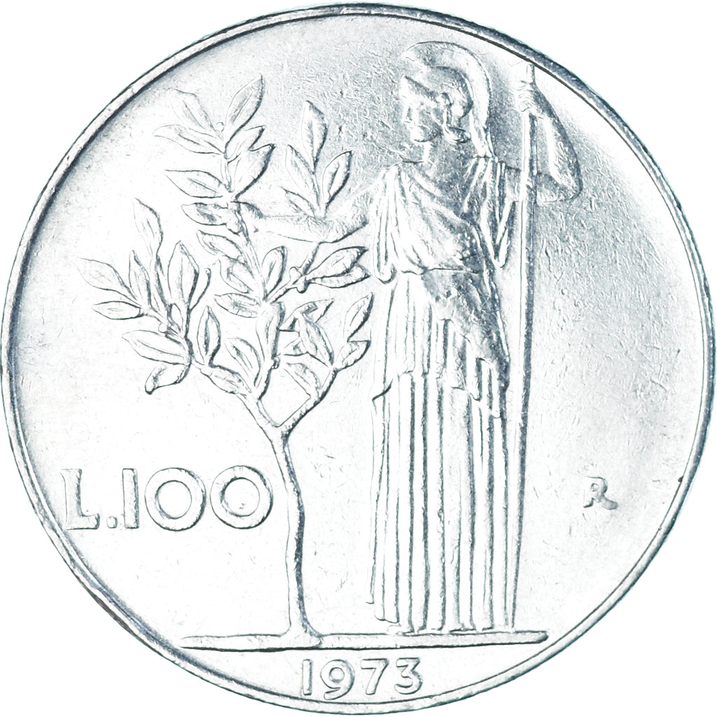 Münze, Italien, 100 Lire, 1973