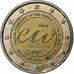 Belgia, Albert II, 2 Euro, Presidency EU, 2010, Brussels, Bimetaliczny