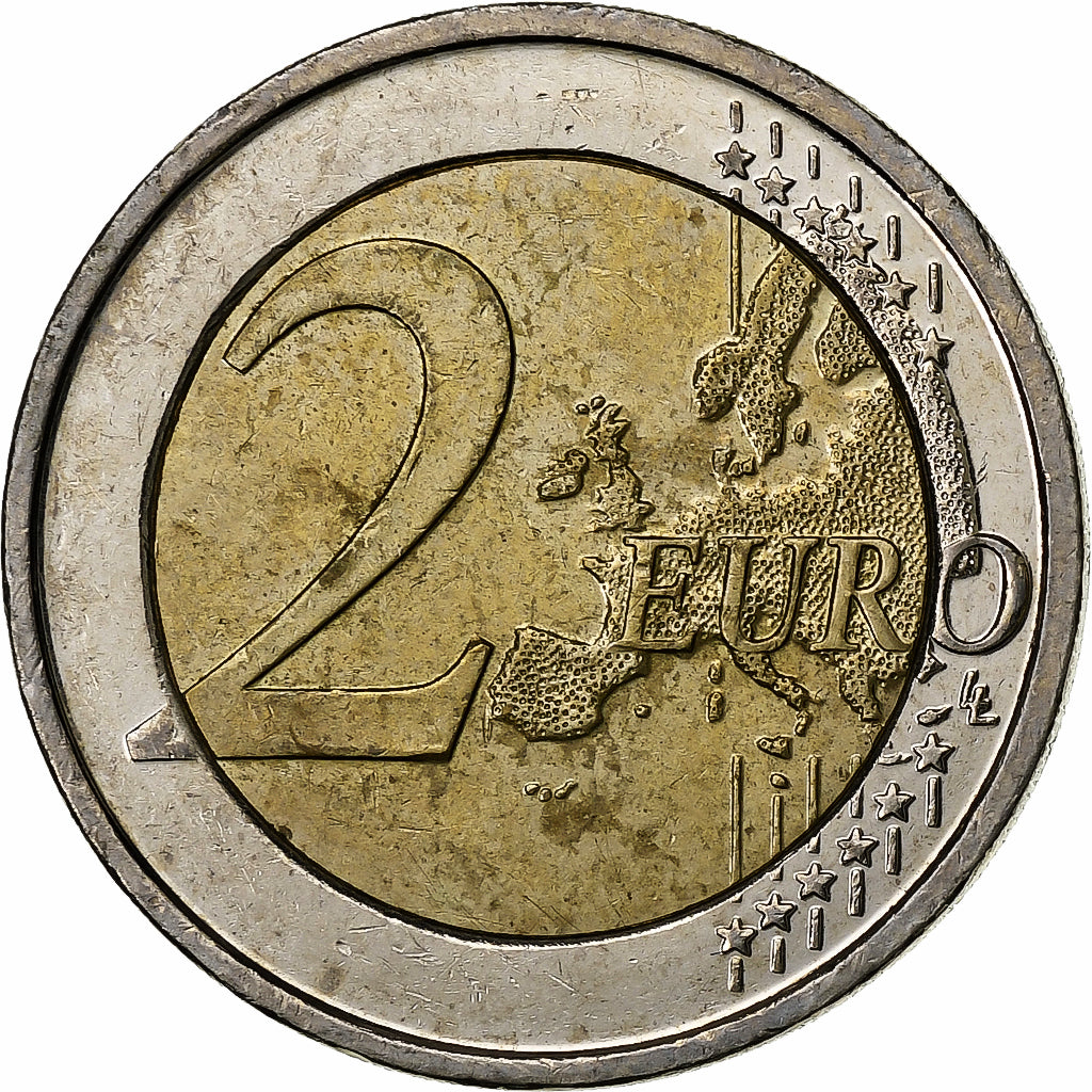 Belgia, Albert II, 2 Euro, Presidency EU, 2010, Brussels, Bimetaliczny