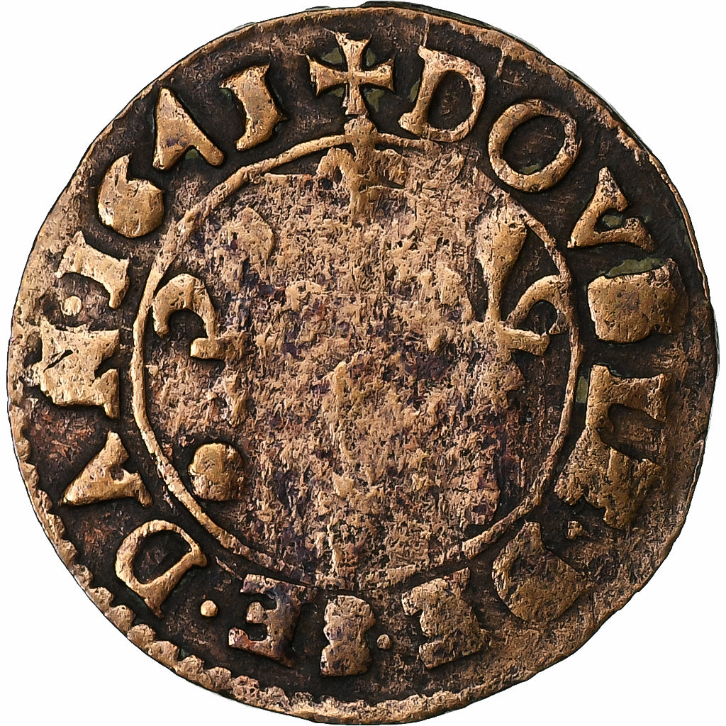 Principality of Sedan, Double De Sedan, 1641, Sedan, Copper, VF(20-25)