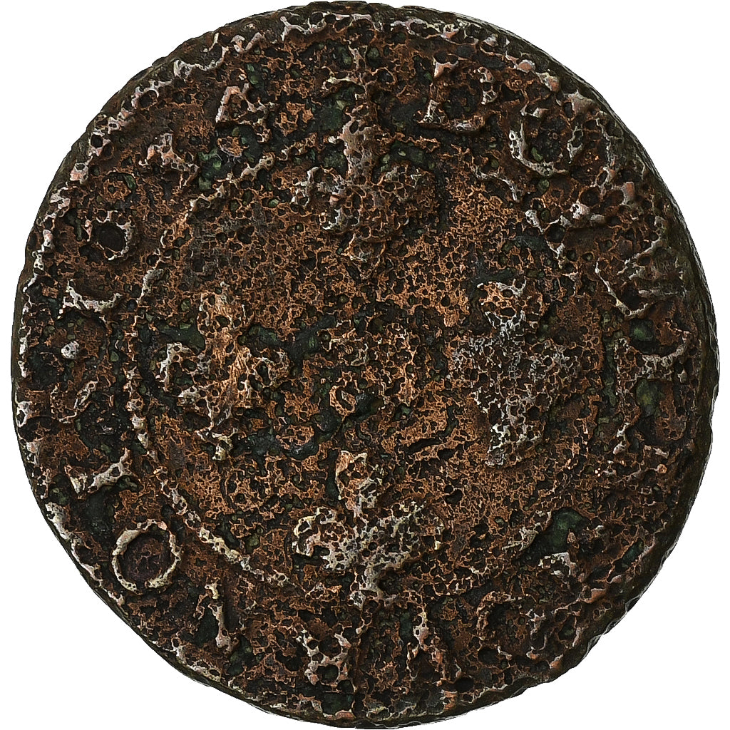 Seigneury of Cugnon, John Theodore, Double Tournois, 1634, Cugnon, Copper