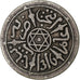 Maroc, Abdelaziz, 1/2 Dirham, AH 1316 (1899), Paris, Argent, TB+