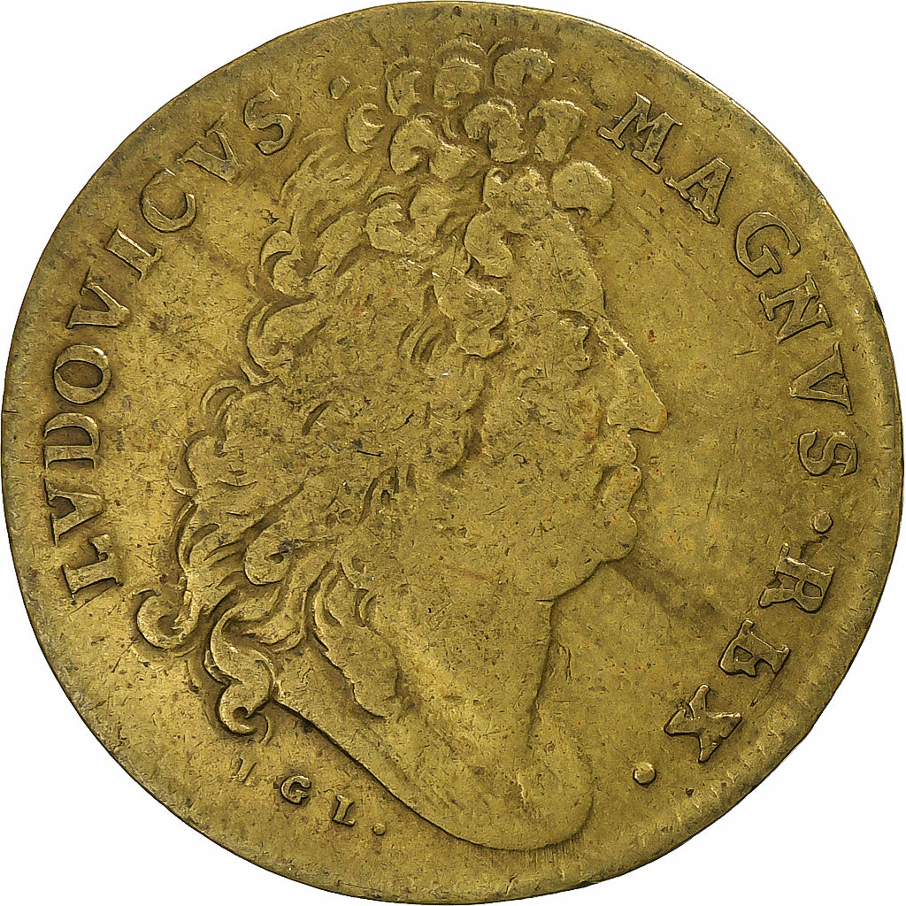 Free imperial city of Nuremberg, Nuremberg token, Louis XIV, Extraordinaire des