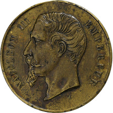 Frankrijk, Medaille, Napoléon III, Annexion de la Savoie et Nice, 1860, Tin, ZF
