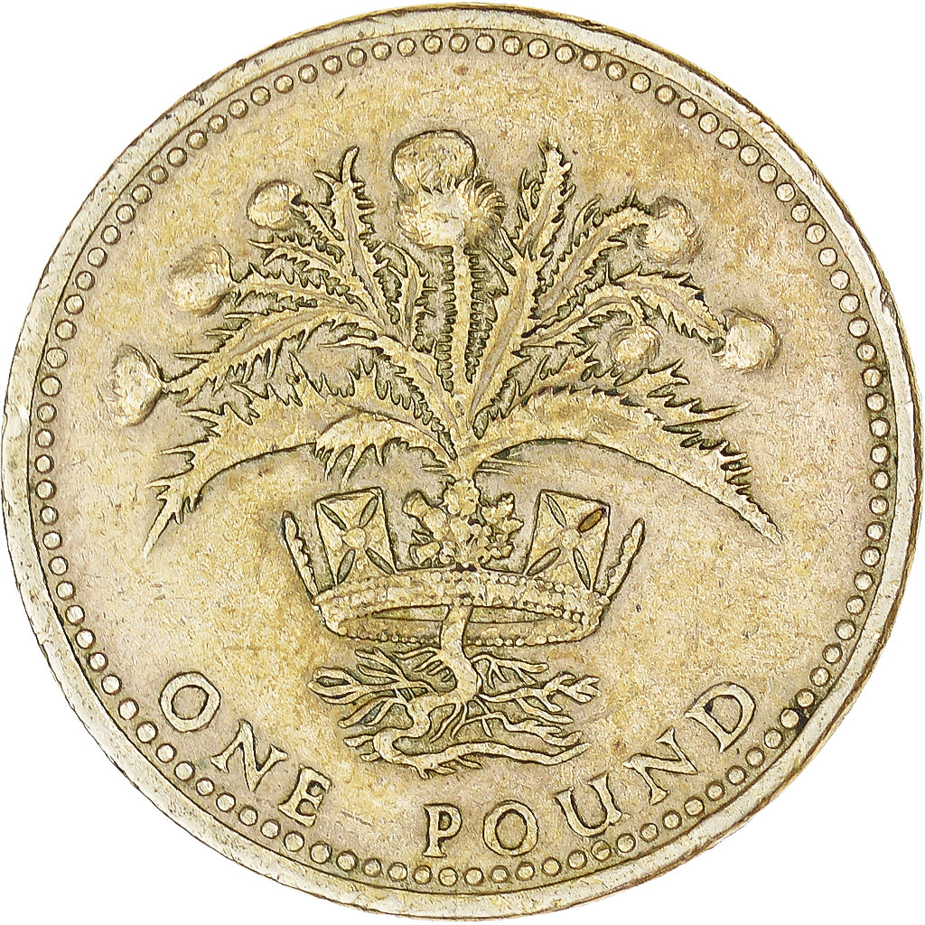 Coin, Great Britain, Pound, 1984