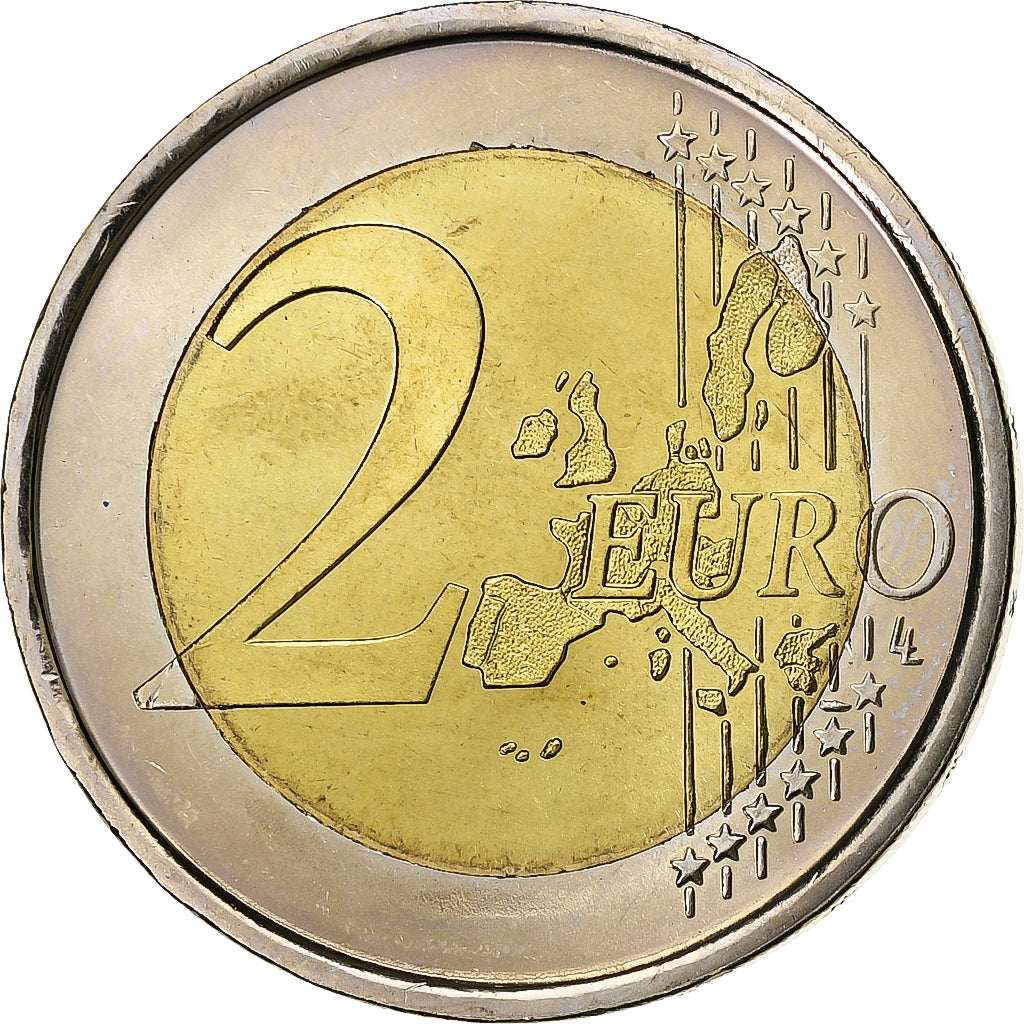 Spain, 2 Euro, Don Quixote, 2005, Madrid, Bi-Metallic, MS(63)