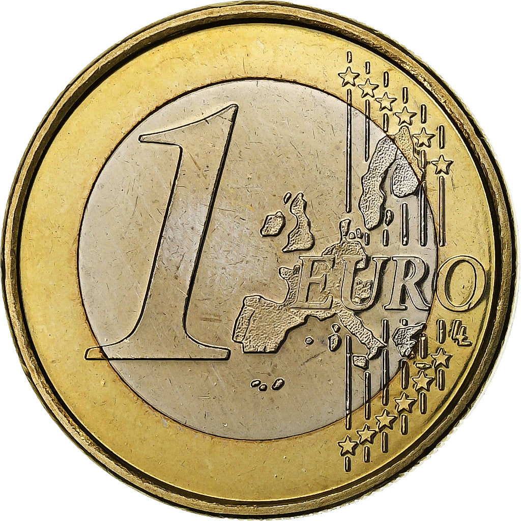 Belgique, Albert II, 1 Euro, 2004, Bruxelles, Bimétallique, SPL