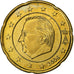 Belgio, Albert II, 20 Centimes, 2006, Brussels, Nordic gold, SPL