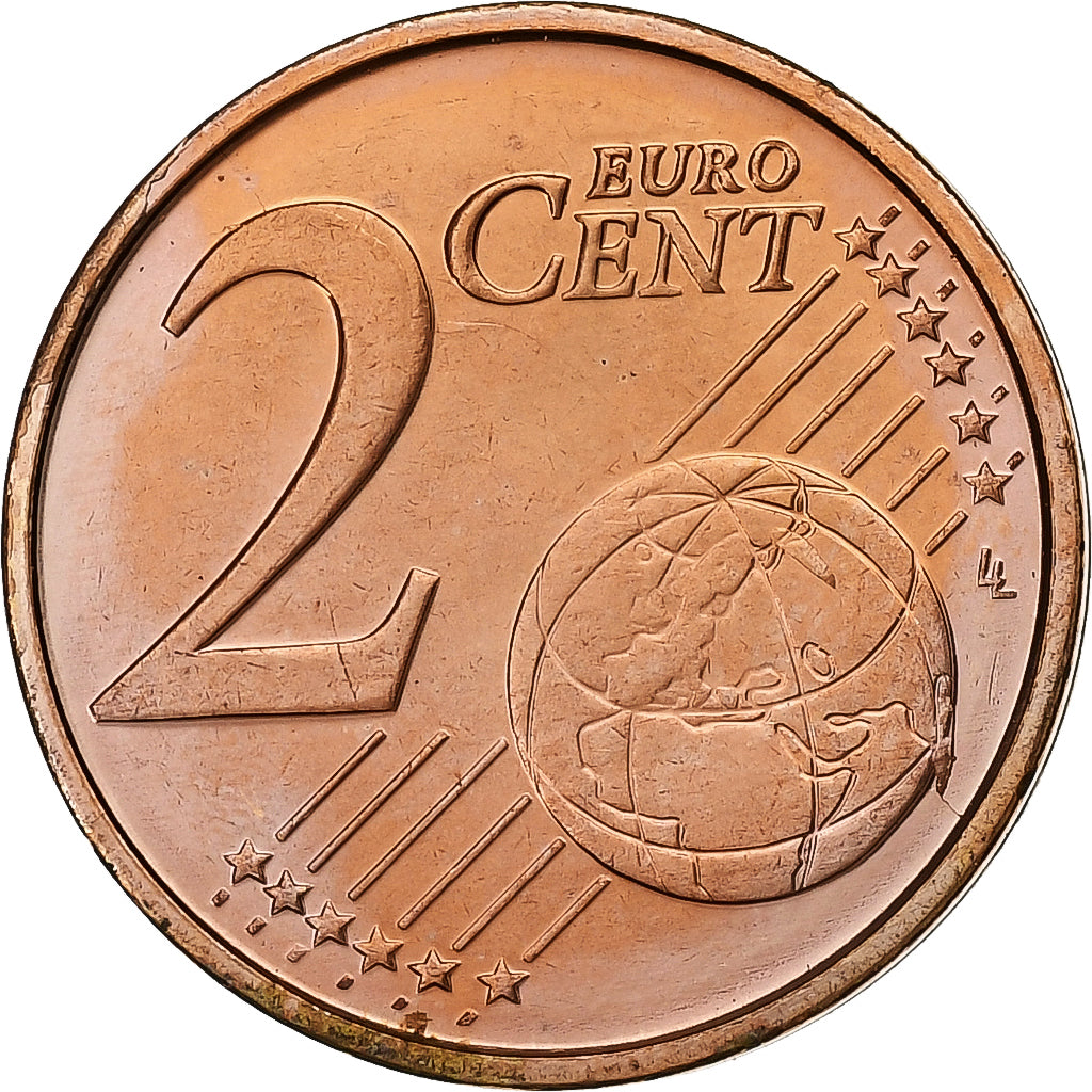 Belgique, Albert II, 2 Centimes, 2007, Bruxelles, Cuivre plaqué acier, SPL