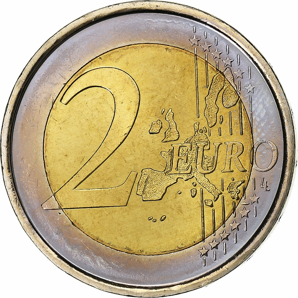Spain, 2 Euro, Don Quixote, 2005, Madrid, Bi-Metallic, MS(63)