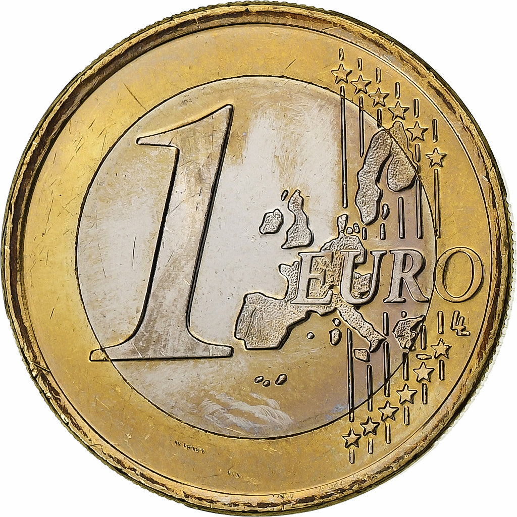 Finlandia, 1 Euro, 2006, Vantaa, Bimetaliczny, MS(63)
