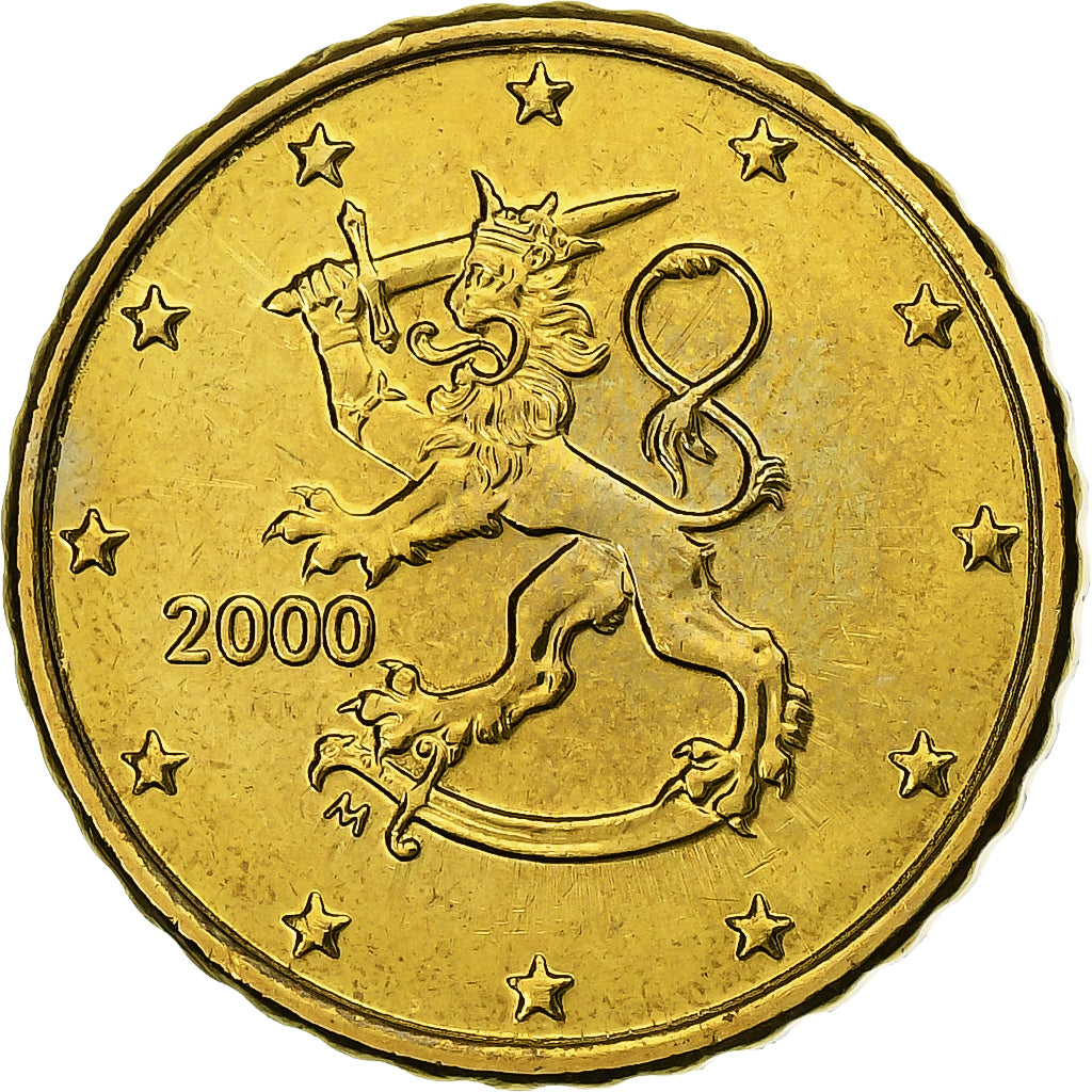 Finnland, 10 Centimes, 2000, Vantaa, Nordic gold, UNZ