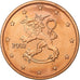 Finland, 5 Centimes, 2002, Vantaa, Copper Plated Steel, PR