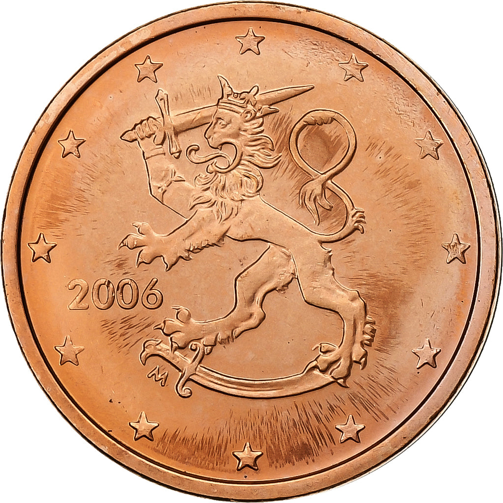 Finnland, 2 Centimes, 2006, Vantaa, Copper Plated Steel, UNZ