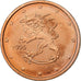 Finnland, 2 Centimes, 2006, Vantaa, Copper Plated Steel, UNZ