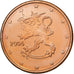 Finnland, 1 Centime, 2006, Vantaa, Copper Plated Steel, UNZ