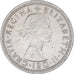 Coin, Great Britain, 6 Pence, 1956