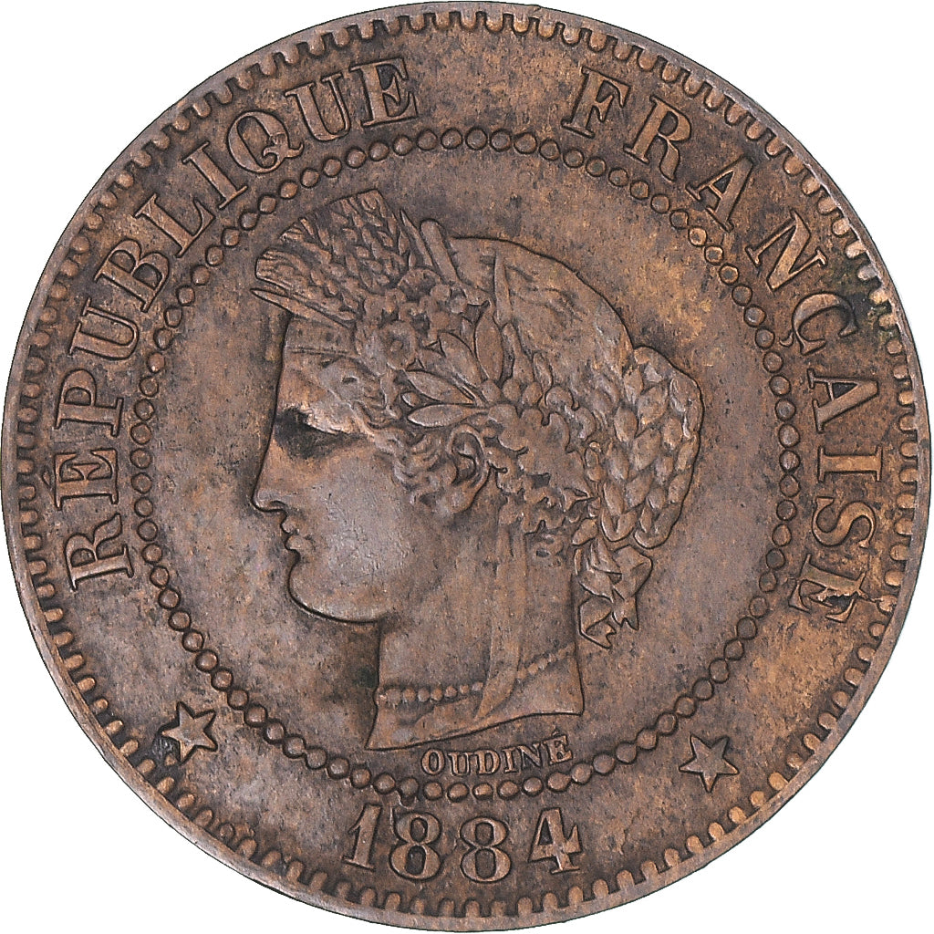 Münze, Frankreich, 2 Centimes, 1884
