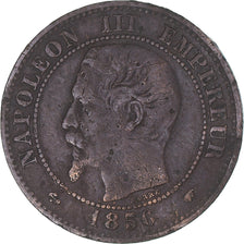 Moneta, Francja, 2 Centimes, 1856