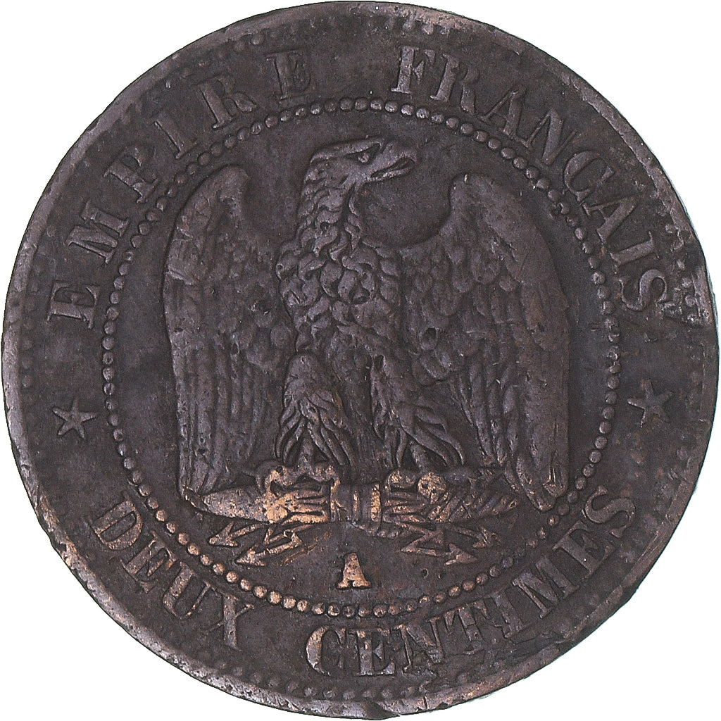 Münze, Frankreich, 2 Centimes, 1856