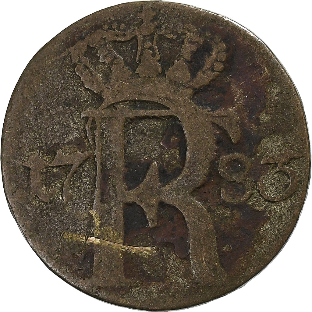 Prússia, Friedrich II, 1/24 Thaler, 1783, Berlin, Lingote, VF(20-25)