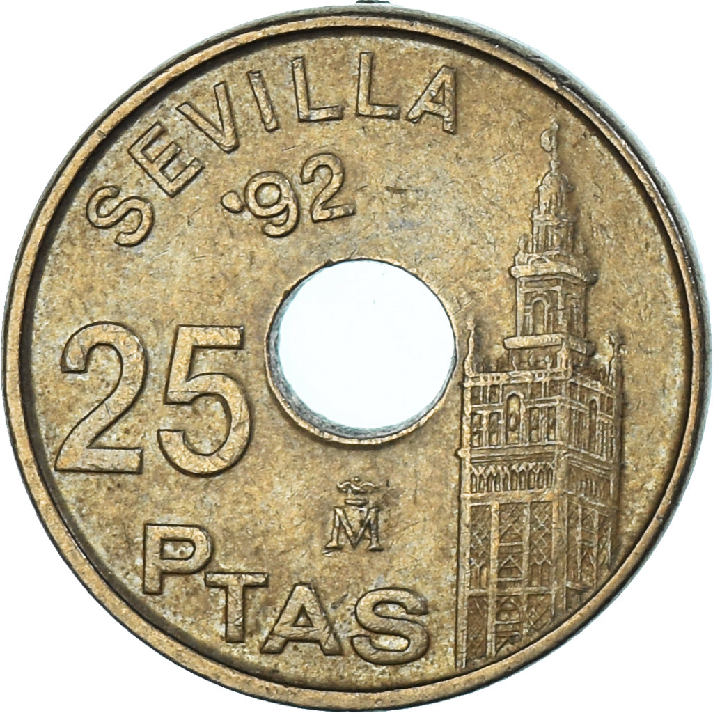 Coin, Spain, 25 Pesetas, 1992
