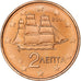 Grecia, 2 Centimes, 2003, Athens, Acciaio placcato rame, SPL