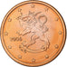 Finnland, 5 Centimes, 2006, Vantaa, Copper Plated Steel, VZ+