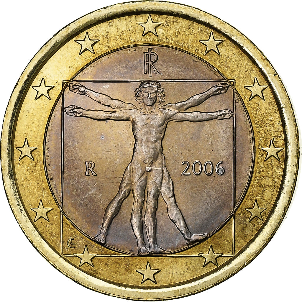 Włochy, Euro, 2006, Rome, Bimetaliczny, MS(63)