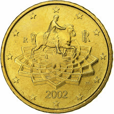 Italy, 50 Centimes, 2002, Rome, Nordic gold, MS(63)
