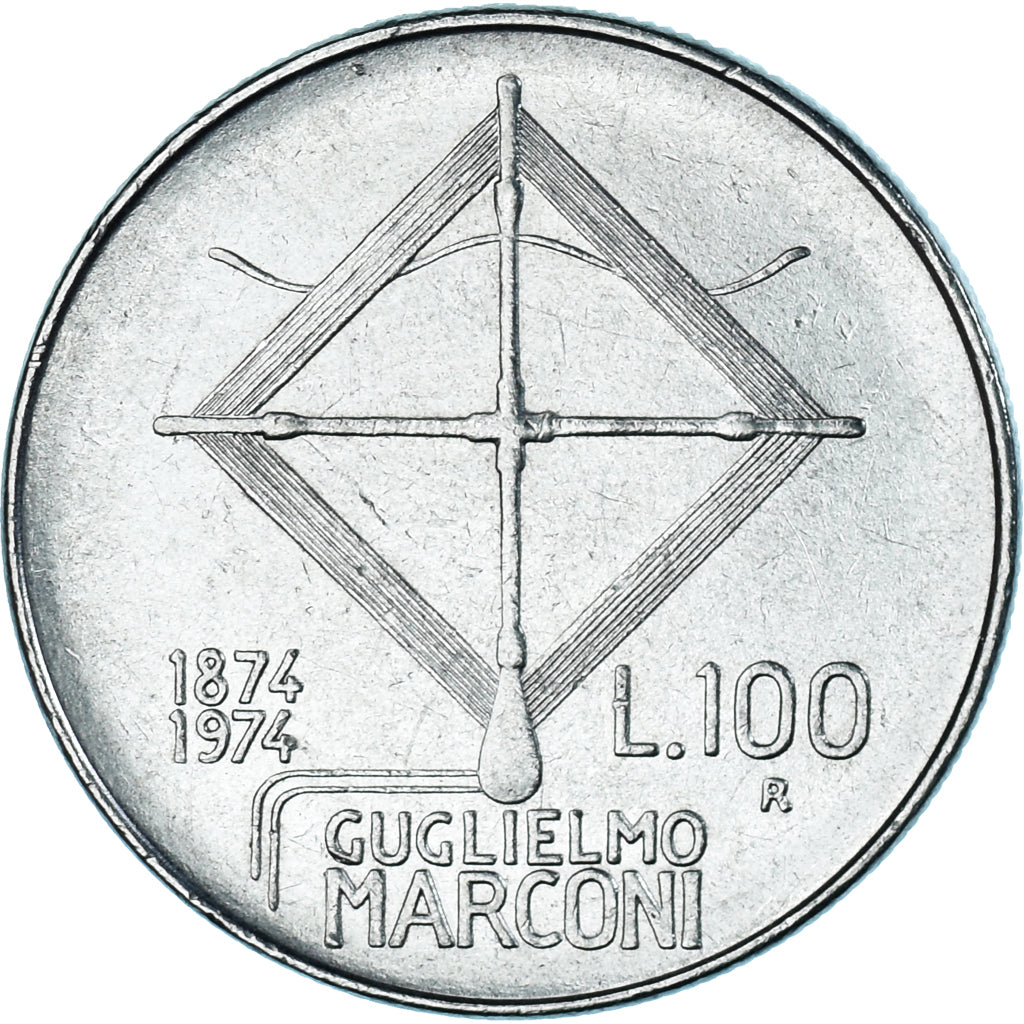Monnaie, Italie, 100 Lire, 1974