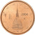 Italien, 2 Centimes, 2004, Rome, Copper Plated Steel, UNZ