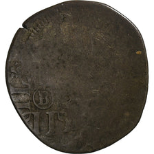 Francja, Louis XIV, Quinzain aux 8 L, 1693, Rouen, contremarqué lis, Bilon