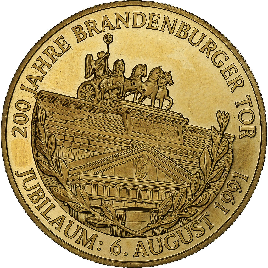Deutschland, Medaille, 200 Jahre Brandenburger Tor, Jubilaum, 1991
