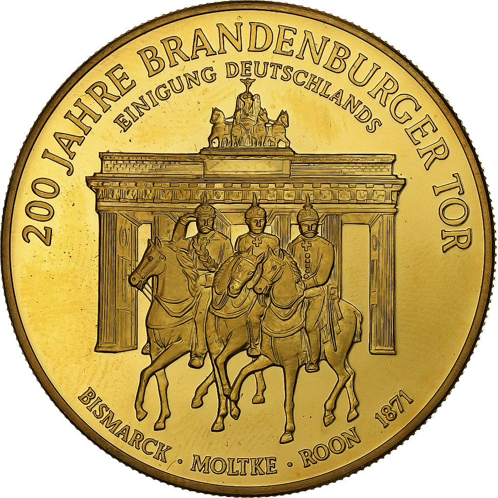 Deutschland, Medaille, 200 Jahre Brandenburger Tor, Bismarck, 1991