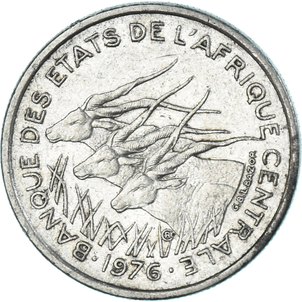 Moeda, Estados da África Central, 50 Francs, 1976