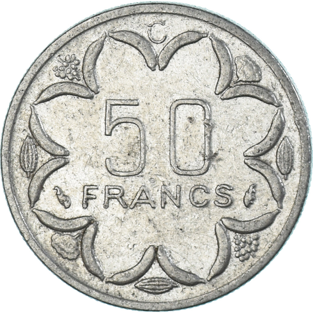 Moeda, Estados da África Central, 50 Francs, 1976