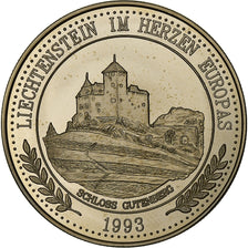 Liechtenstein, 5 Ecu, Castle of Gutenberg, 1993, Balerna, Copper-nickel, MS(63)
