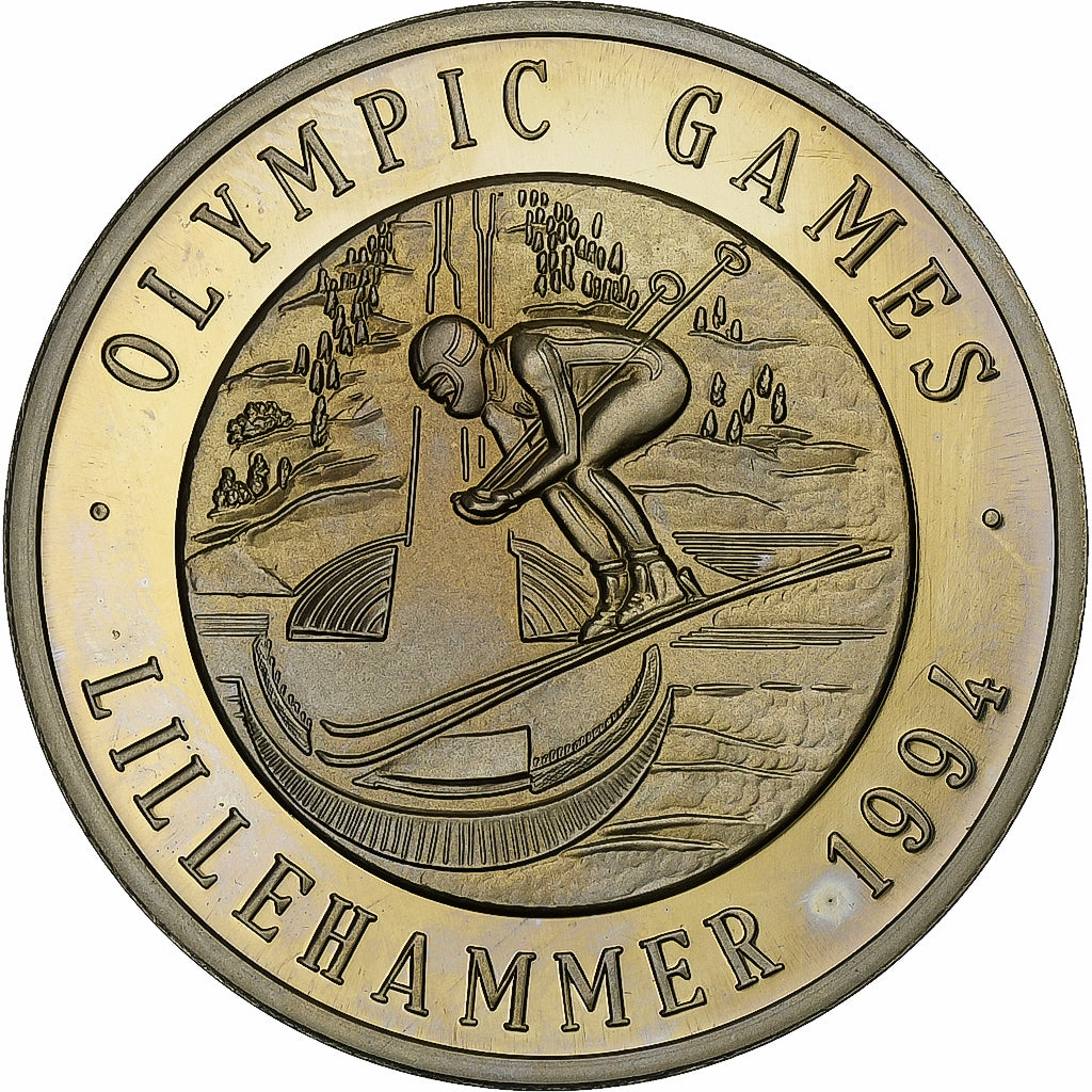 Germany, Medal, Olympic Games Lillehammer, 1994, Copper, MS(63)